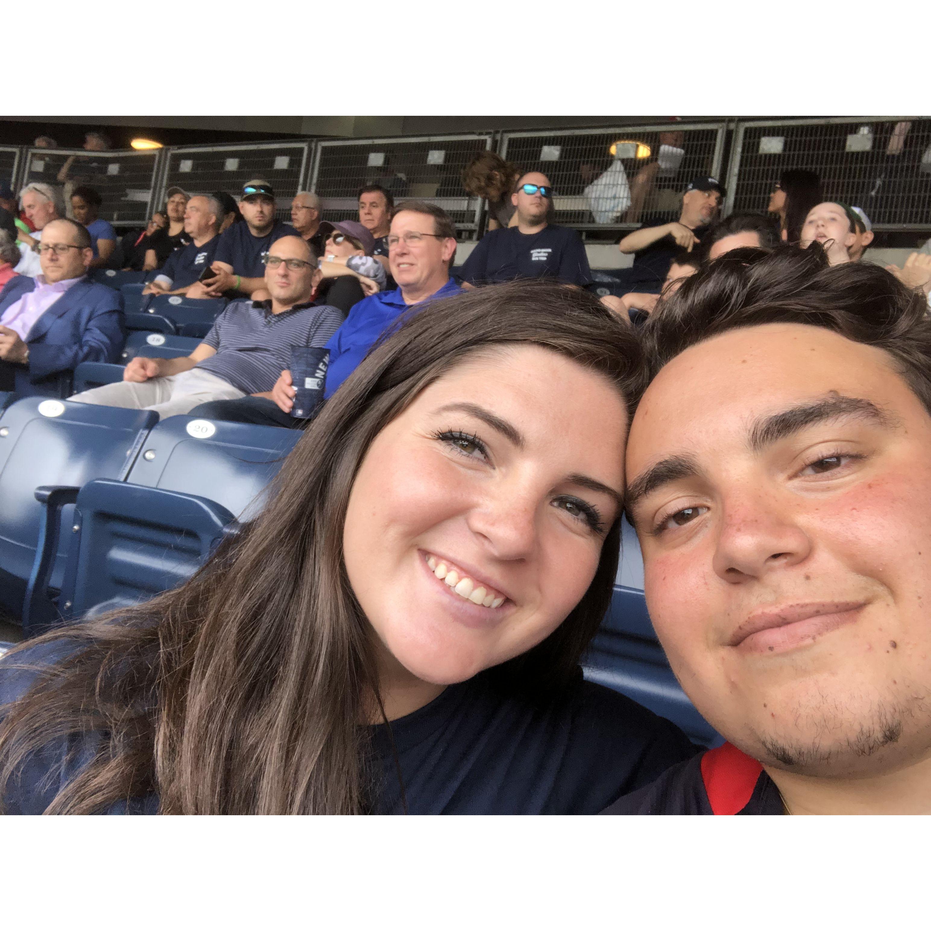 First Yankees Game together