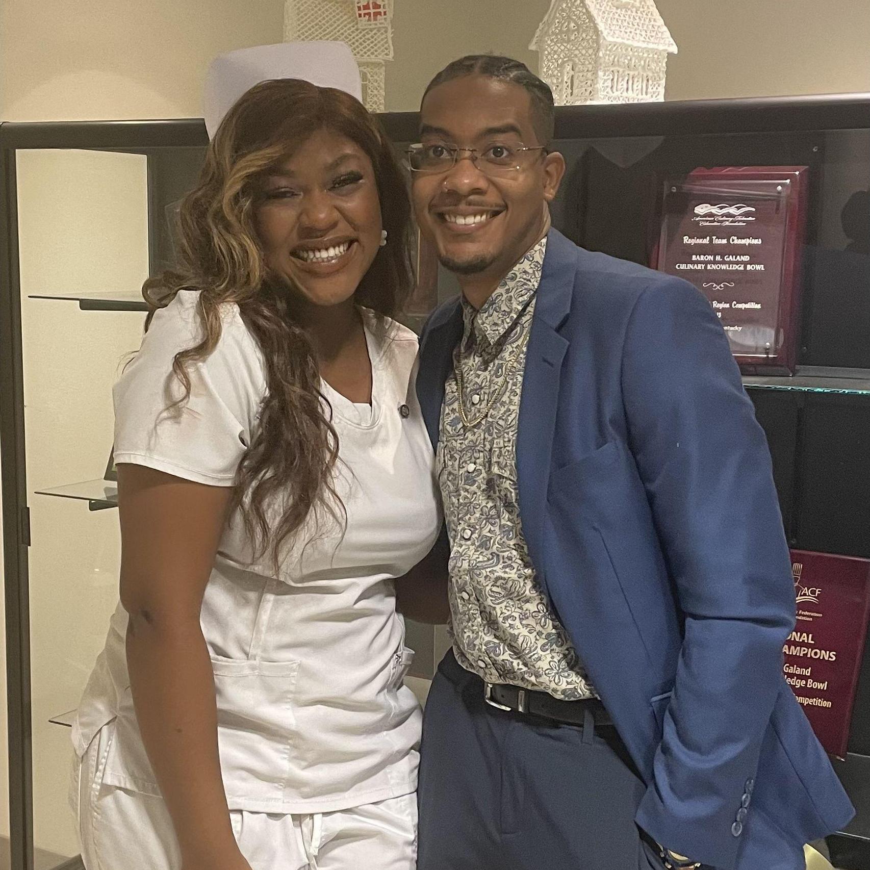 Nafeesah graduates from nursing school, May 2022