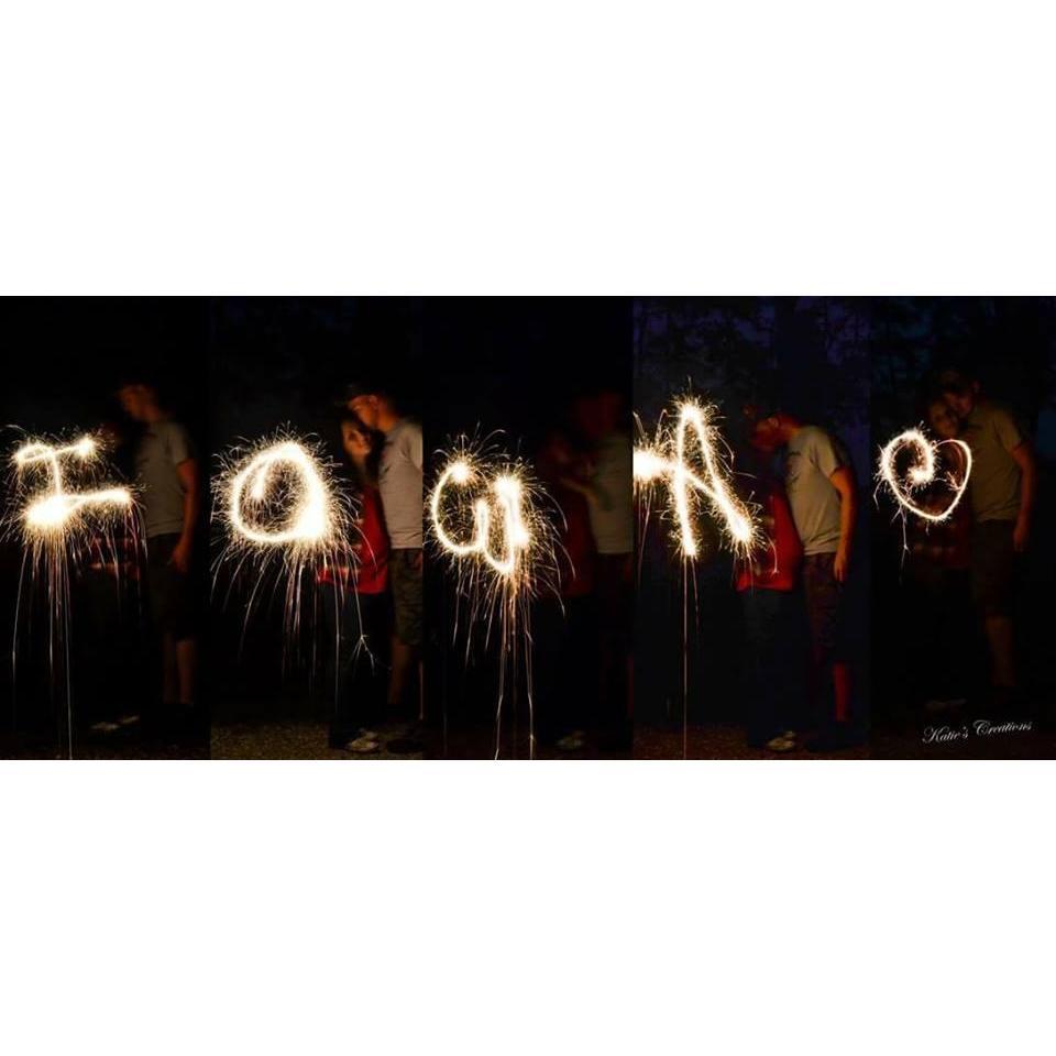 Sparklers seem to be a common theme throughout our history...
