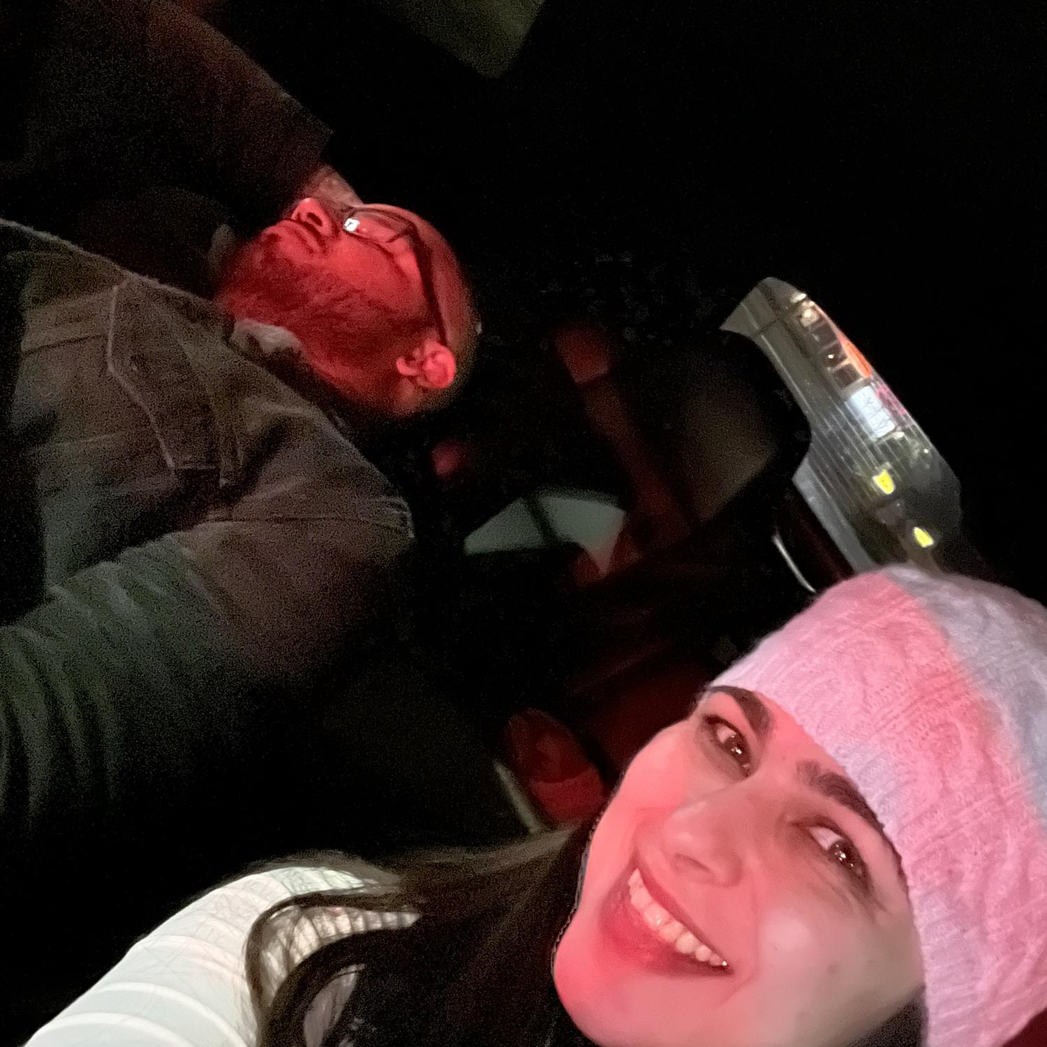 He sometimes falls asleep. lol