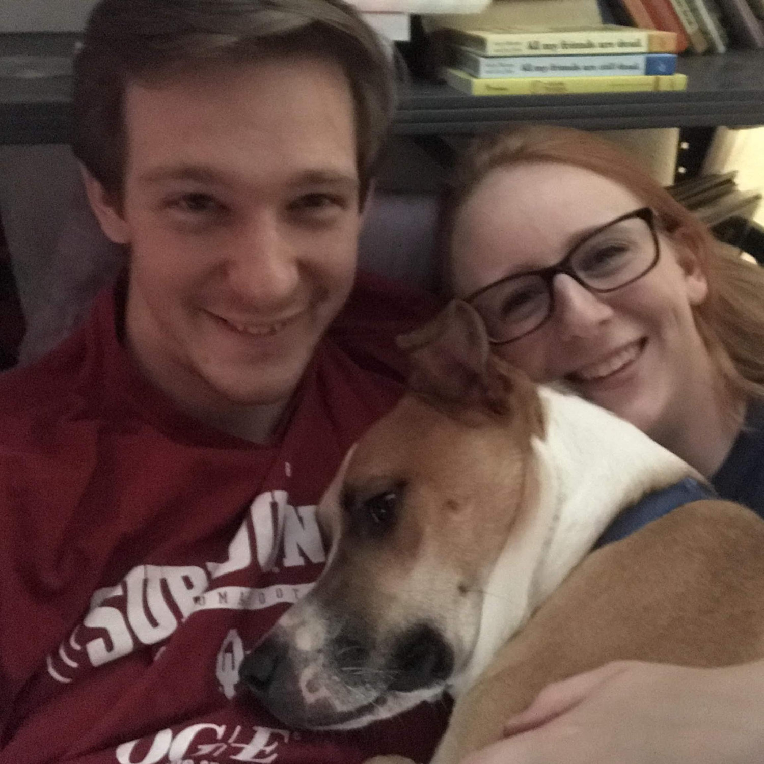 2018 - Ben, Avery, and Eamon (the coziest third wheel!)