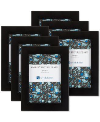 Trademark Global - 6-Pc. 4 x 6 Picture Frame Wall Gallery Set
