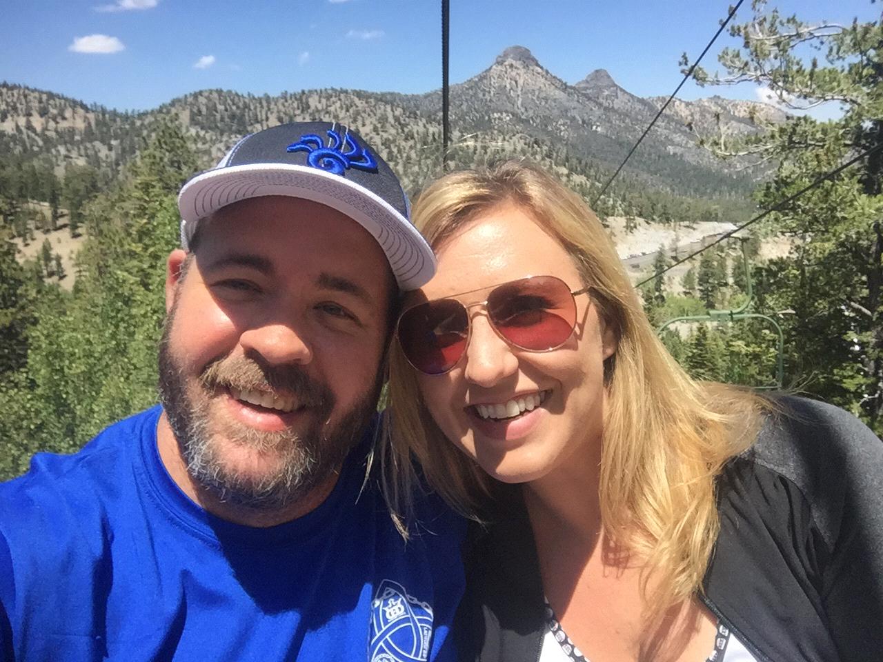 In the mountains just outside of Vegas