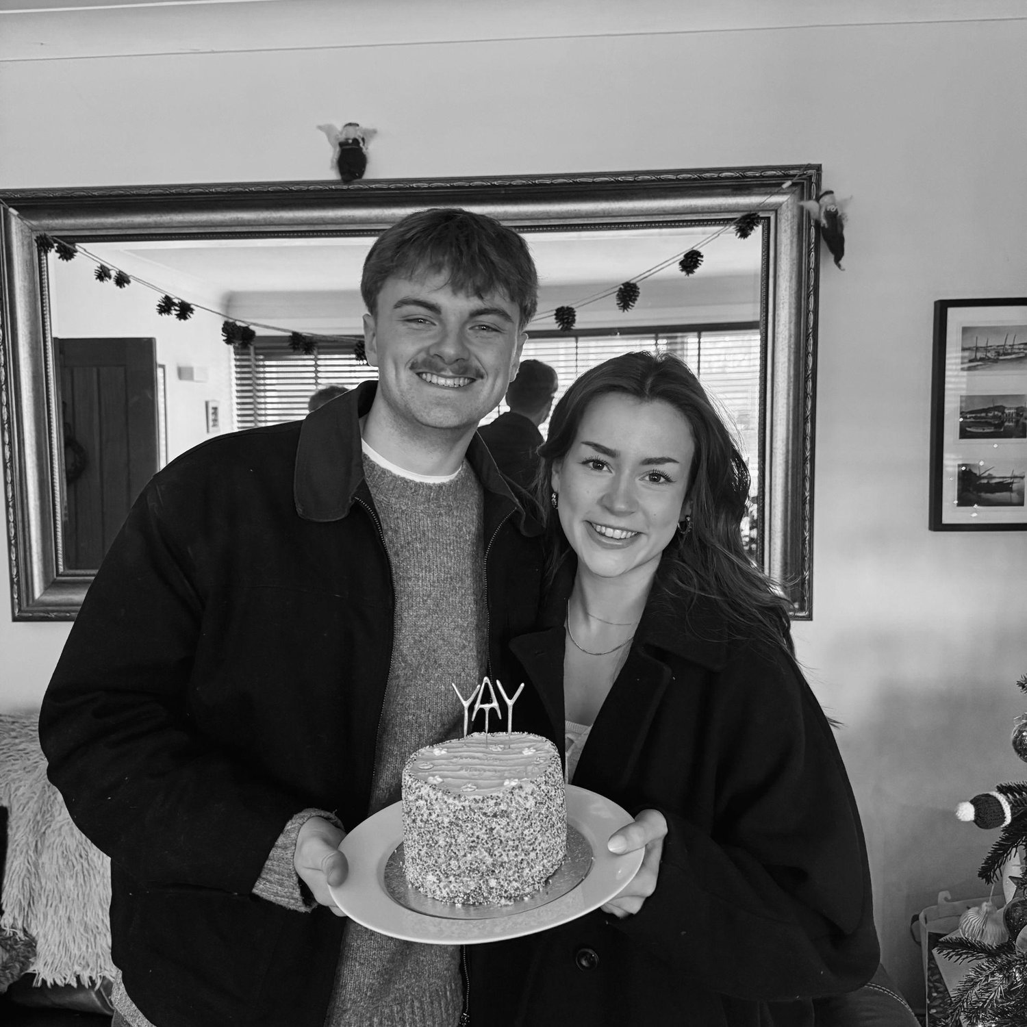 Cake from the Mowats post engagement