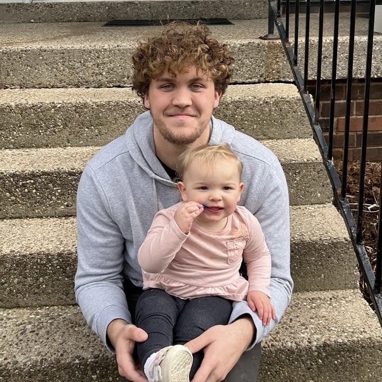 Addie and Daddy's first ever picture!