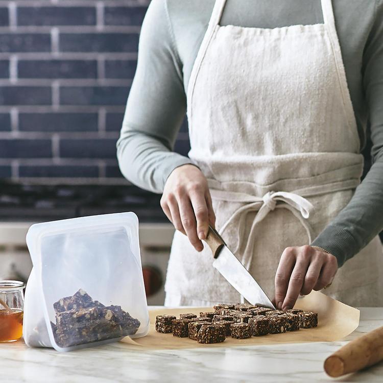 Stasher 3-Piece Clear Sandwich and Half-Gallon Bag Set