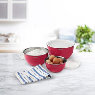 3-Piece Mixing Bowl Set with Lids