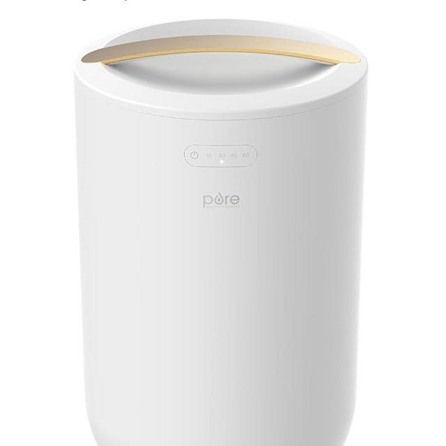 Pure Enrichment PureBliss Luxury Towel Warmer - Extra Large 20L Heats Bath Towels, Robes, Blankets, or Clothing - Modern Bucket Design, 4 Heat Timer Settings & Auto Shut-Off (White & Brushed Gold)