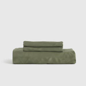 Bamboo Fitted Sheet Set in Olive - Full