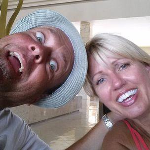 Our first trip to Mexico as a couple. We may have been having a wee bit too much fun here.