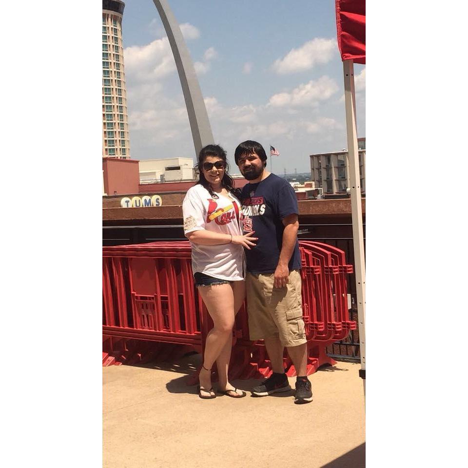Our first Cardinals game together