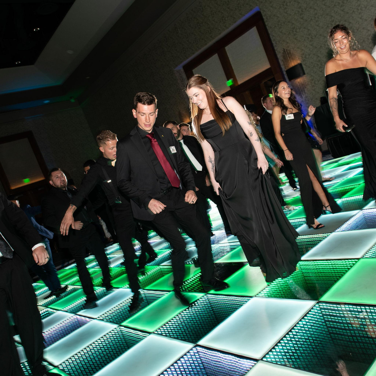 Dancing at the regional Discount Tire event! We were celebrating Alex's promotion to assistant manager