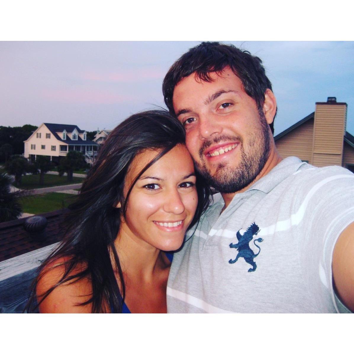 The first of many Edisto sunsets together. (August 2008)