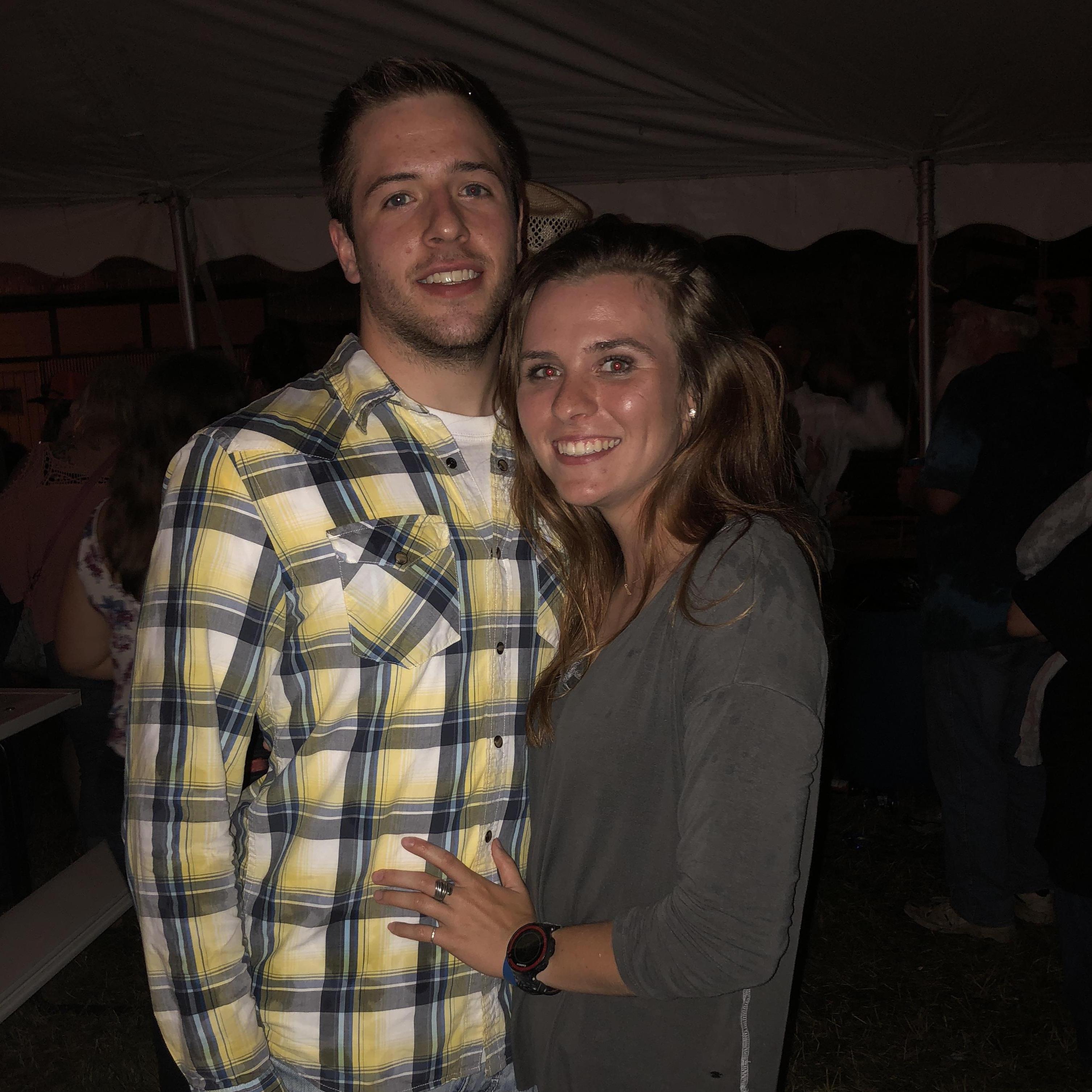 Our first date at the Irene Rodeo