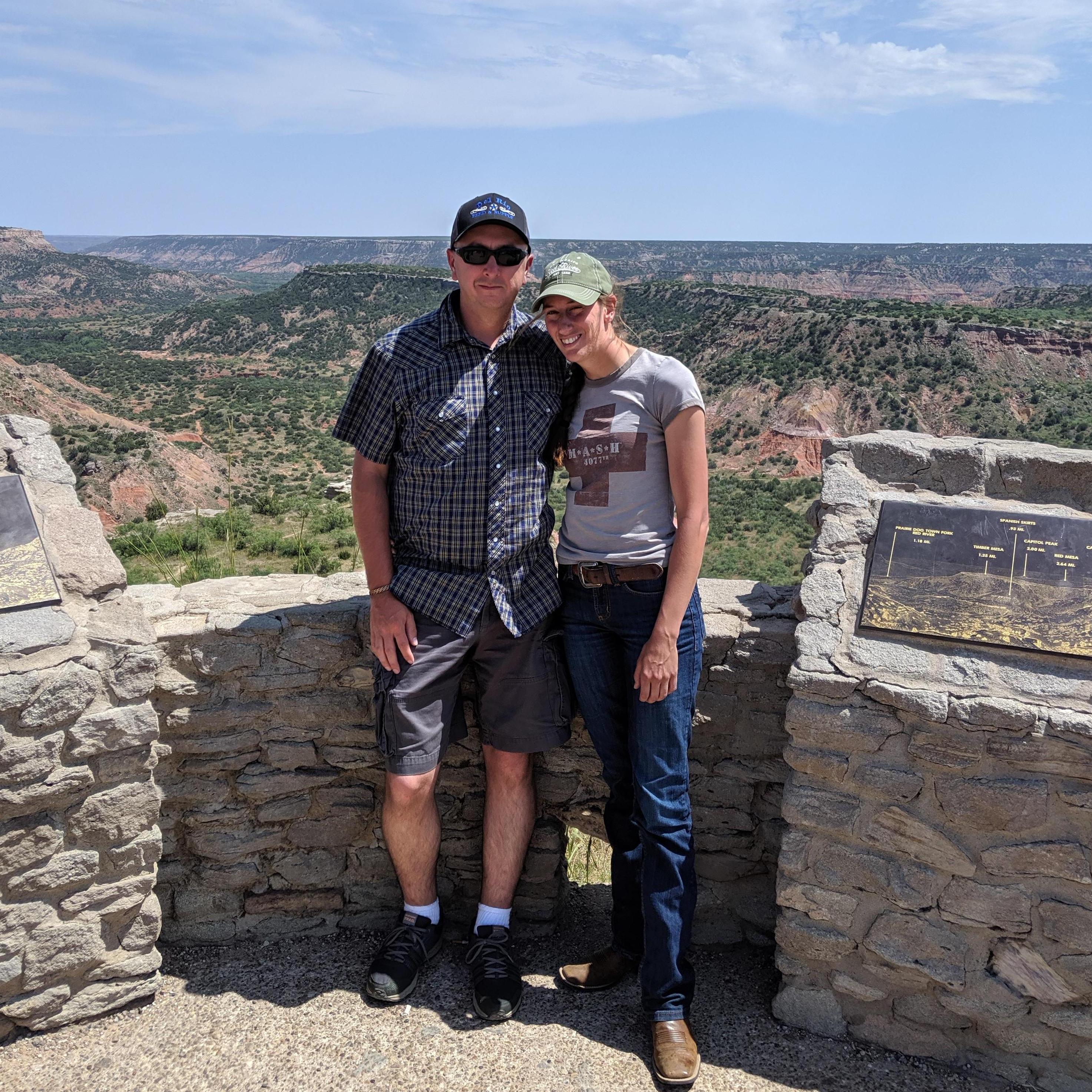 At Palo Duro Canyon State Park. The 2nd largest canyon in North America.