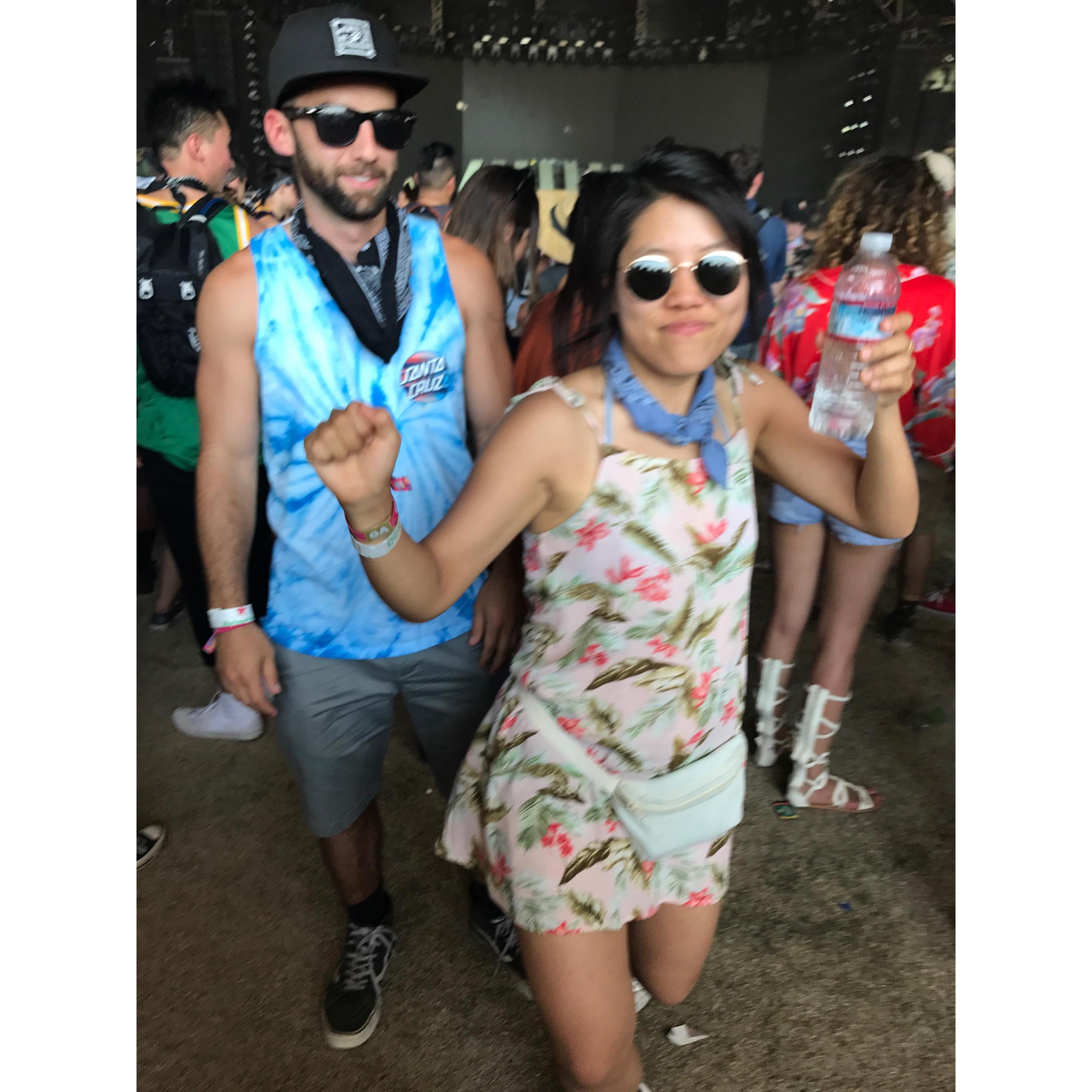 Nothing tests a relationship like camping at Coachella so to all the couples out there, our pro tip is to take the Coachella test.