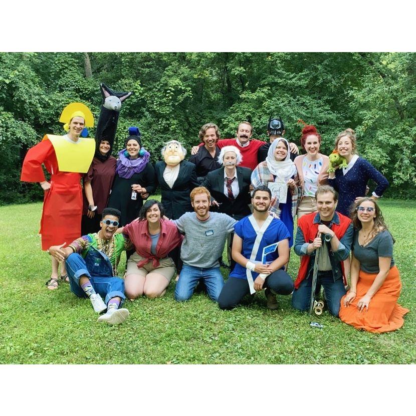 July 2020: NET Mission Staff costume party, back when we barely knew each other