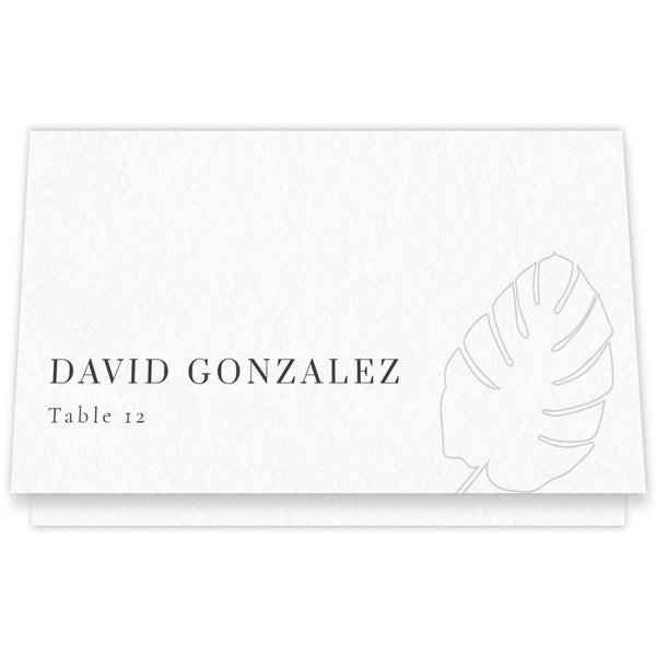 Anaheim | White | Zola Wedding Place Cards