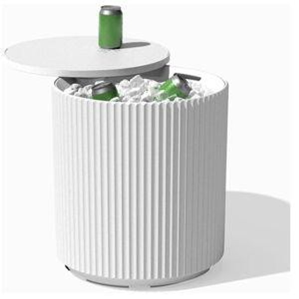 Veradek Outdoor Cooler Side Table - 2 in 1 - Designed for use as Outdoor Side Table, Patio Decor and Ice Chest