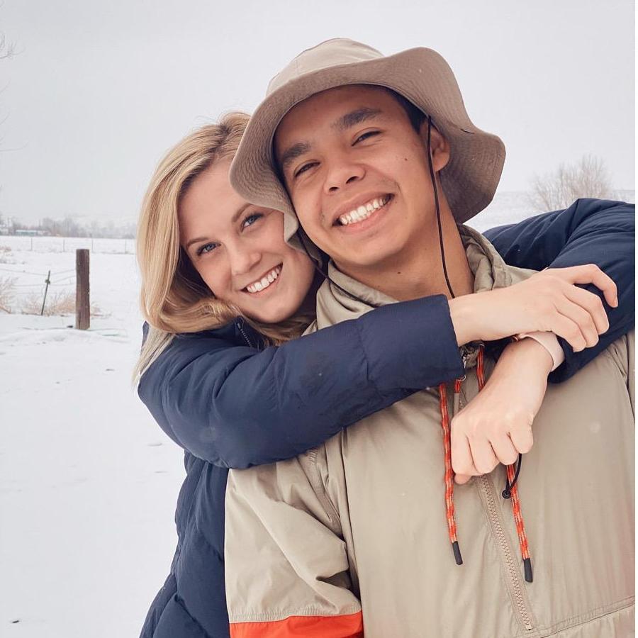 One of our favorite photos together from our trip to Idaho in 2020.