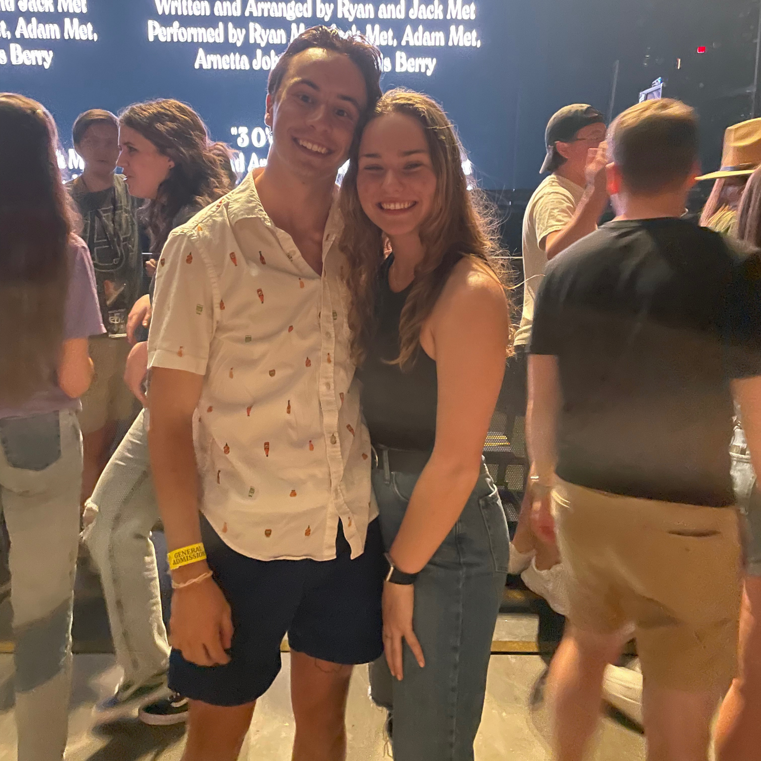 Our first concert together, AJR!