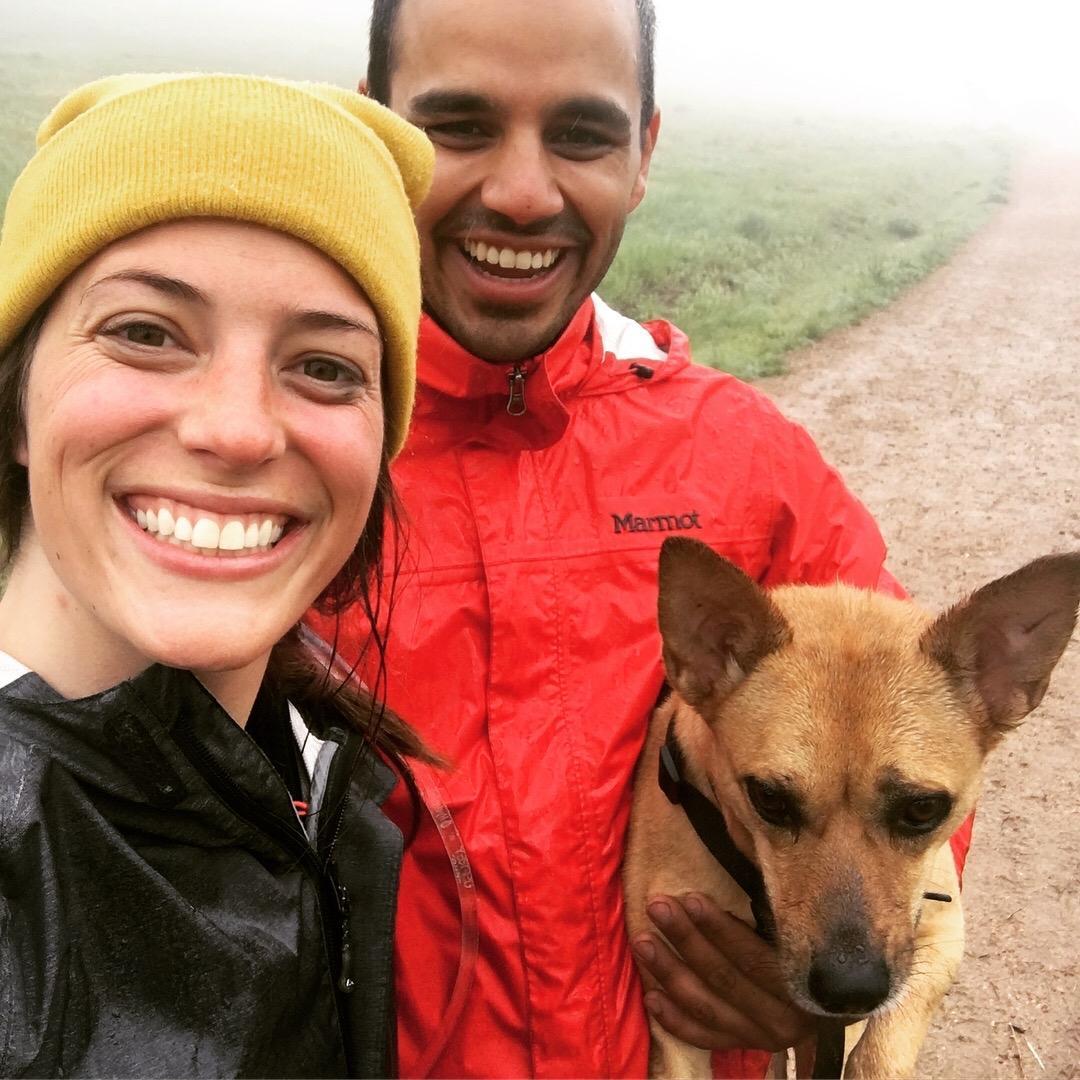 A rainy hike/run, 2018