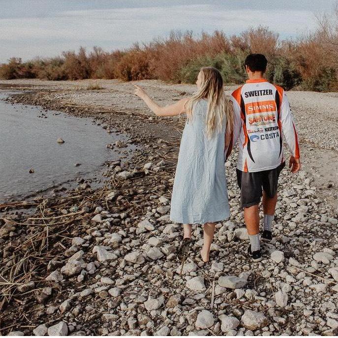 Walking along Lake Havasu beach after a long tournament week, before an 11 hour drive back to college.