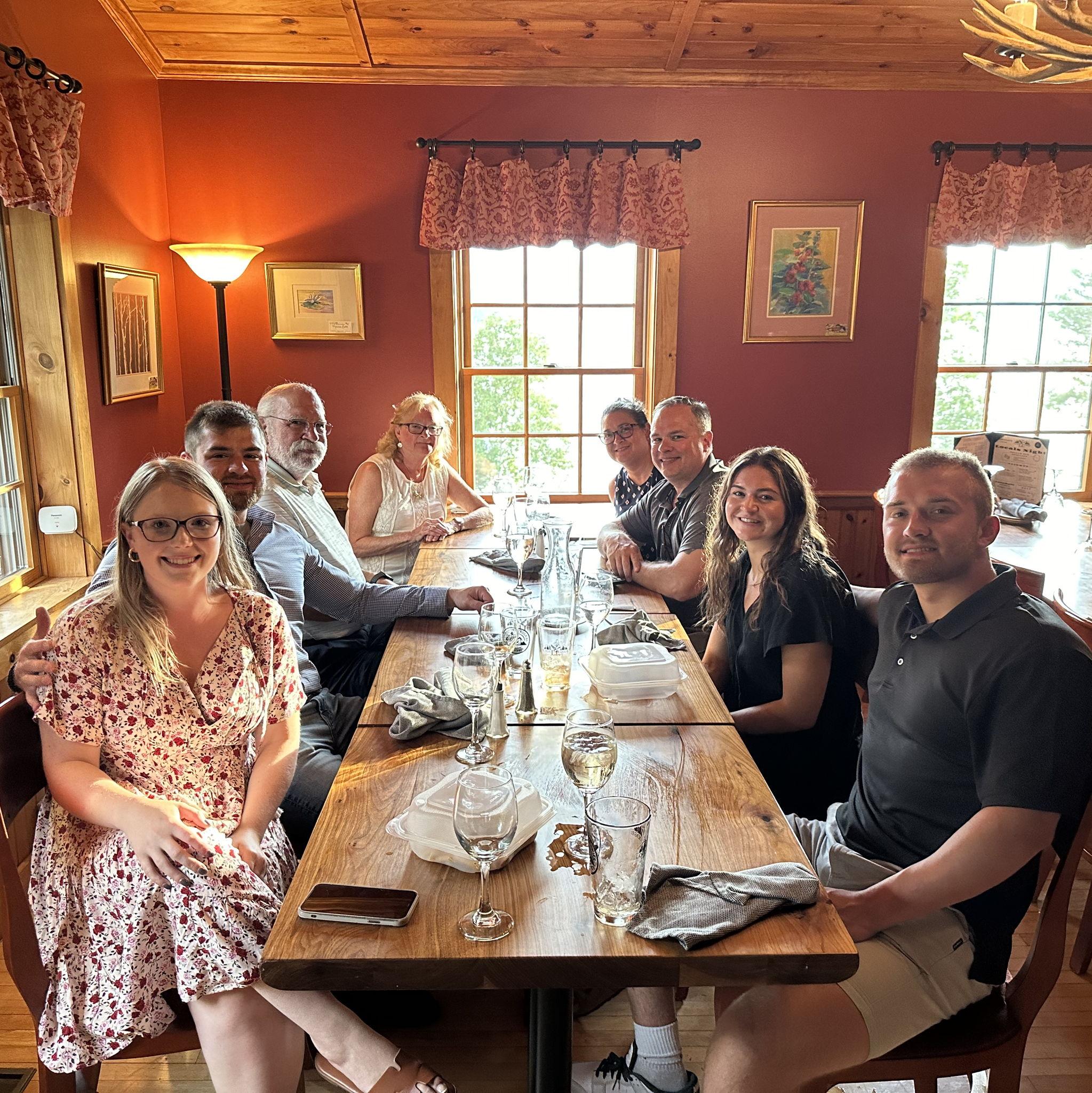 Dinner in Rangely, ME