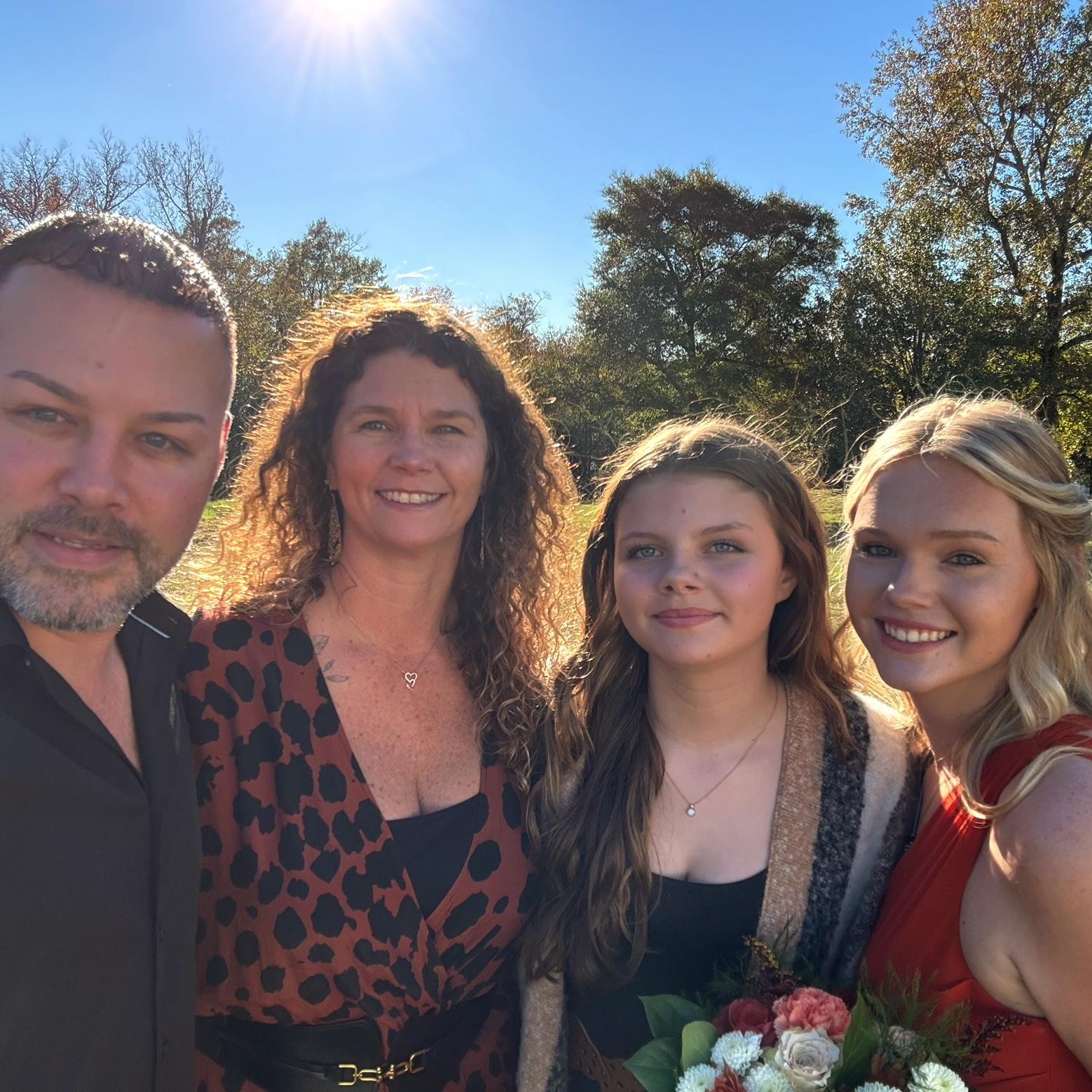 Bridesmaids & family