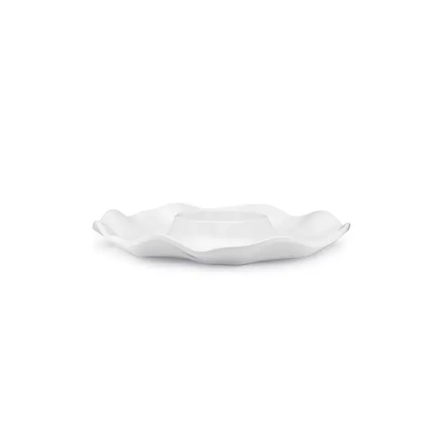 Q Home | Ruffle 16" Melamine Chip & Dip Platter