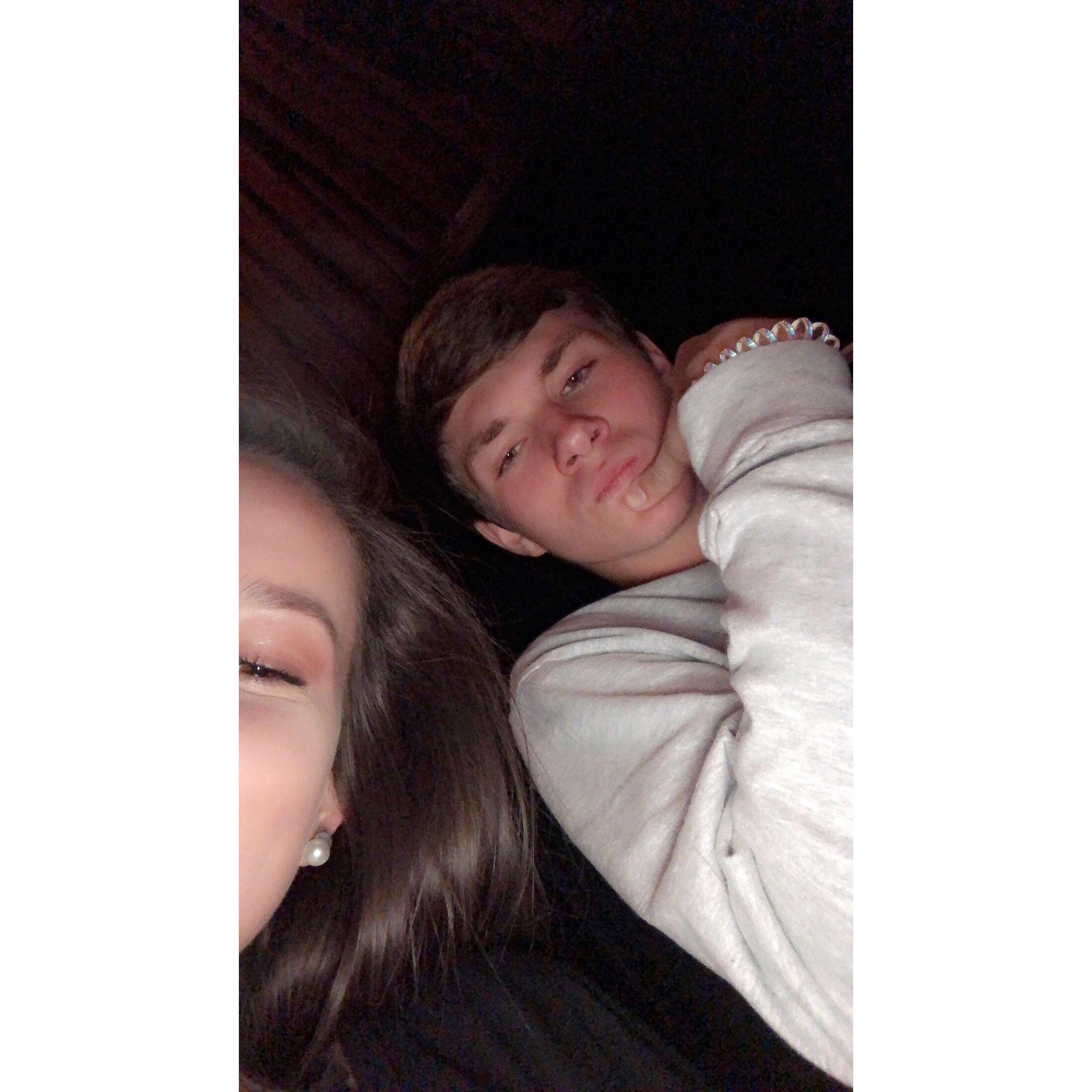 Our first date. We were so little! March 2019