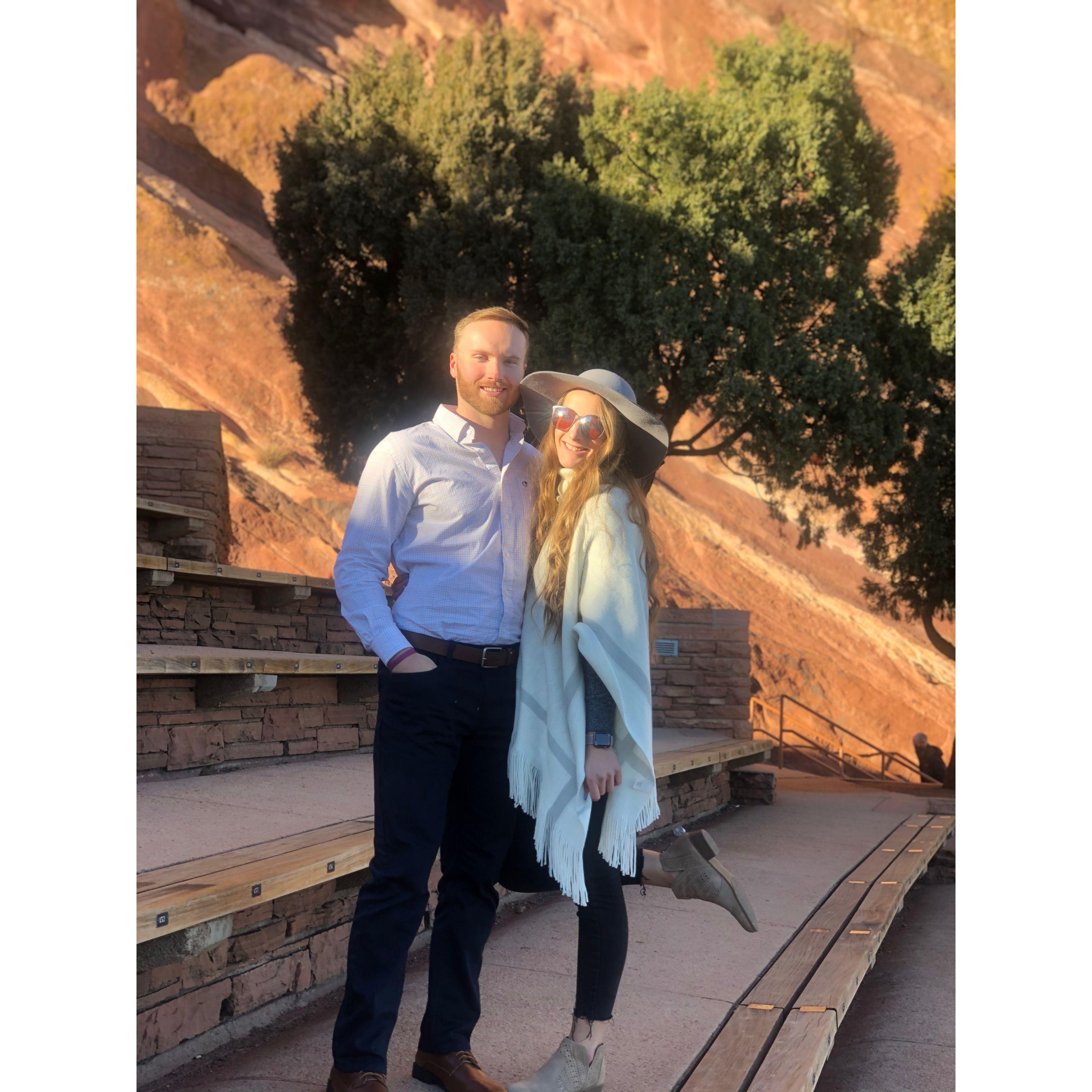 Red Rocks in Colorado! 
12/2019