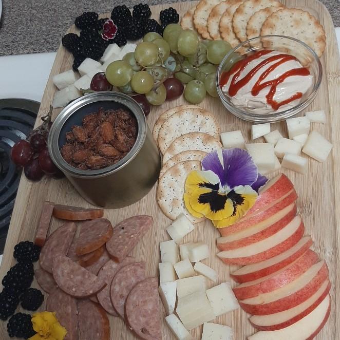 We discovered our love for chucutery boards one of the first times when we had the bridal party over