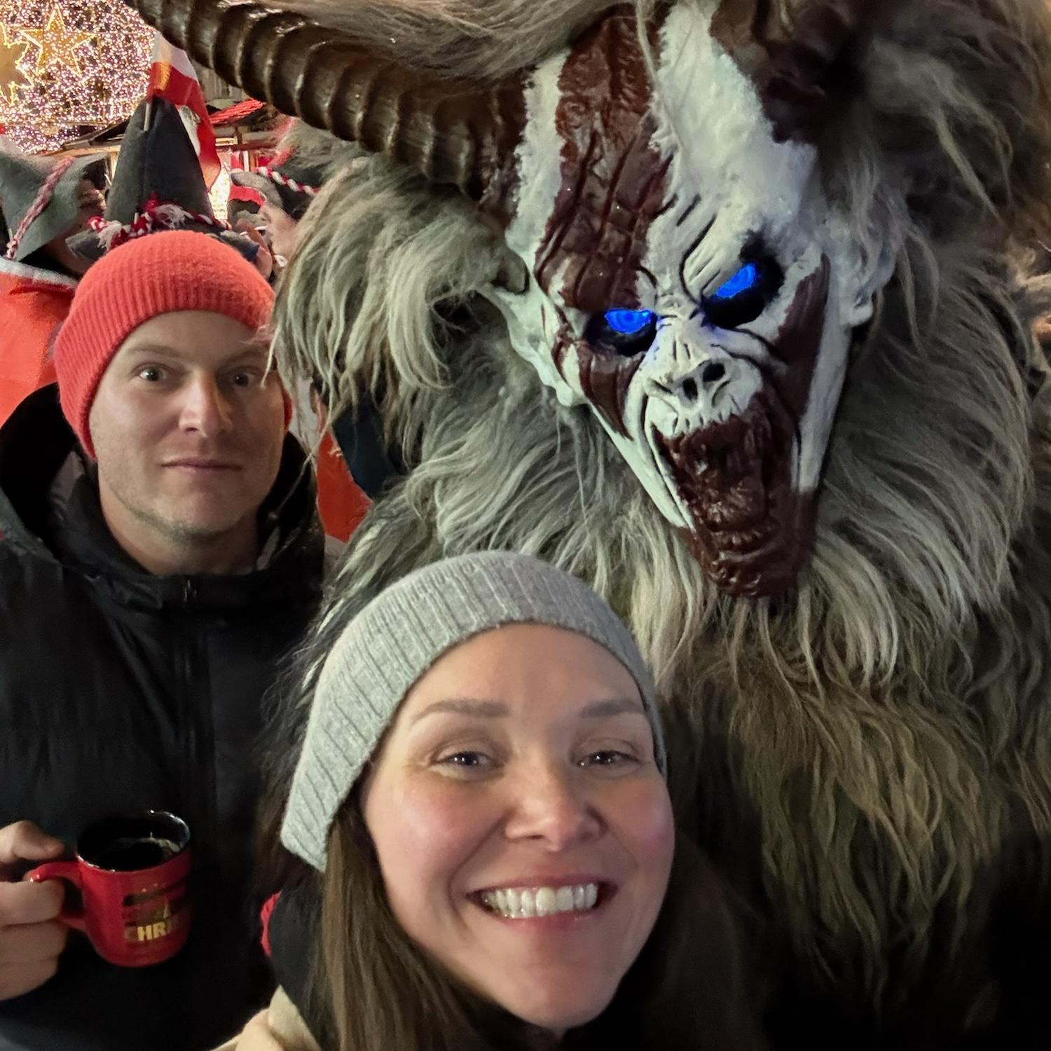 Krampus parade in Salzburg Austria 2024