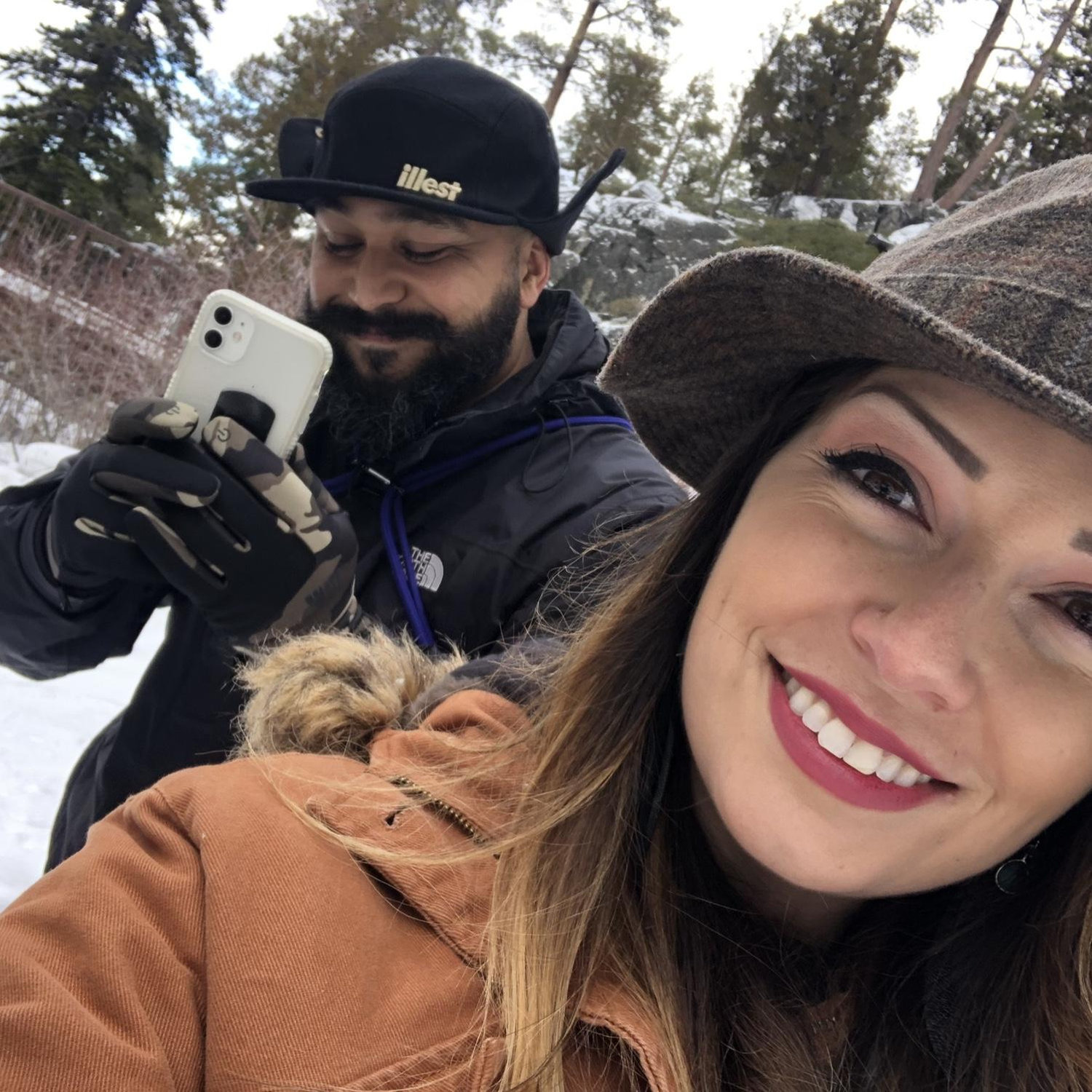 Mandie’s POV: I don’t think ya’ll understand how hard it is to get him to take a normal picture. 🤣