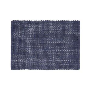 Della Indigo Cotton Flat Weave Rug 2x3