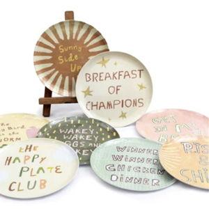 The Breakfast Club Melamine Plate Collection - Assorted Set of 8