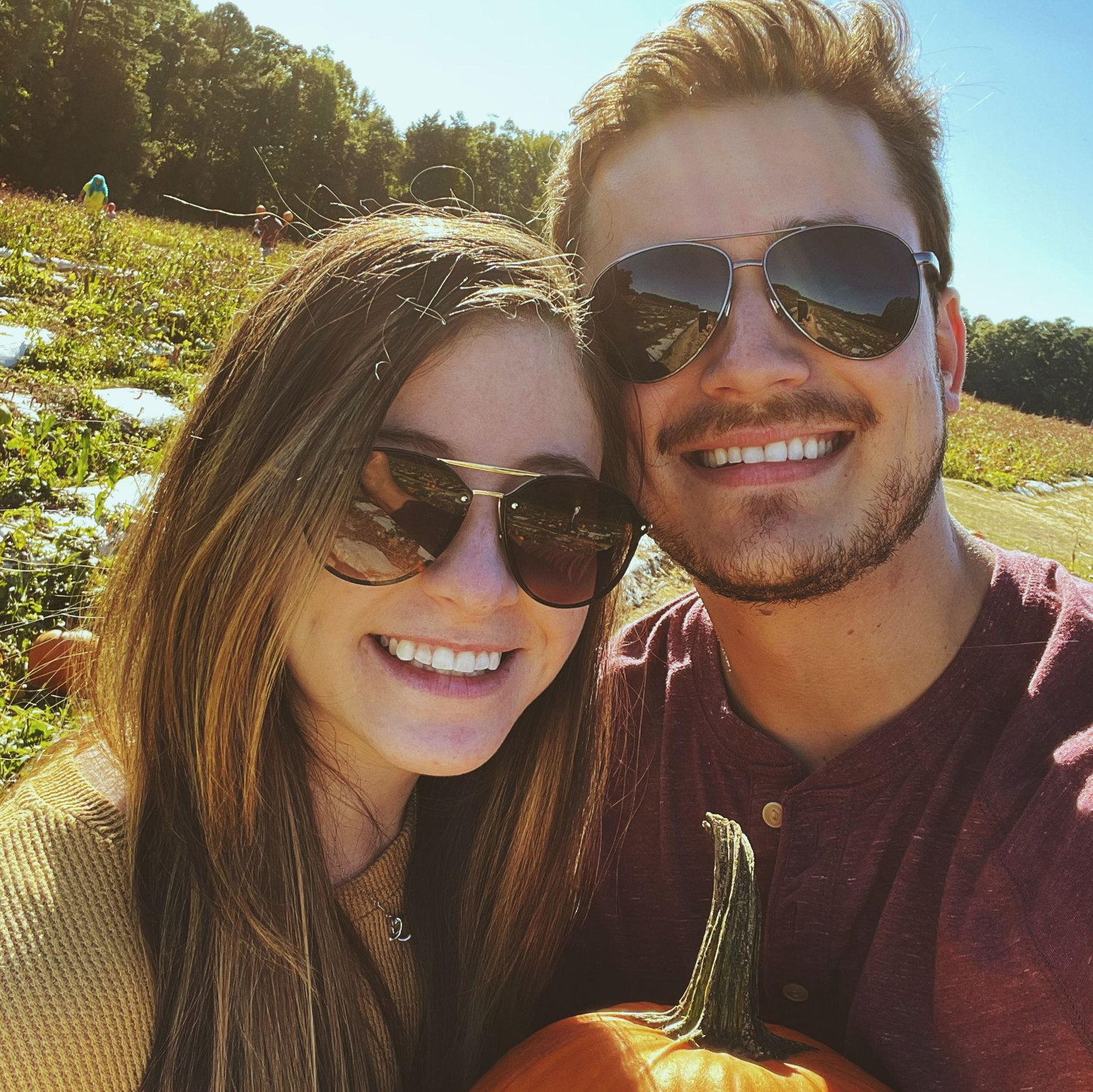 Pumpkin hunting with my pumpkin