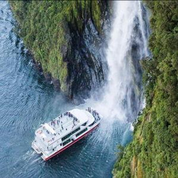 Helicopter & Cruise Through Milford Sound