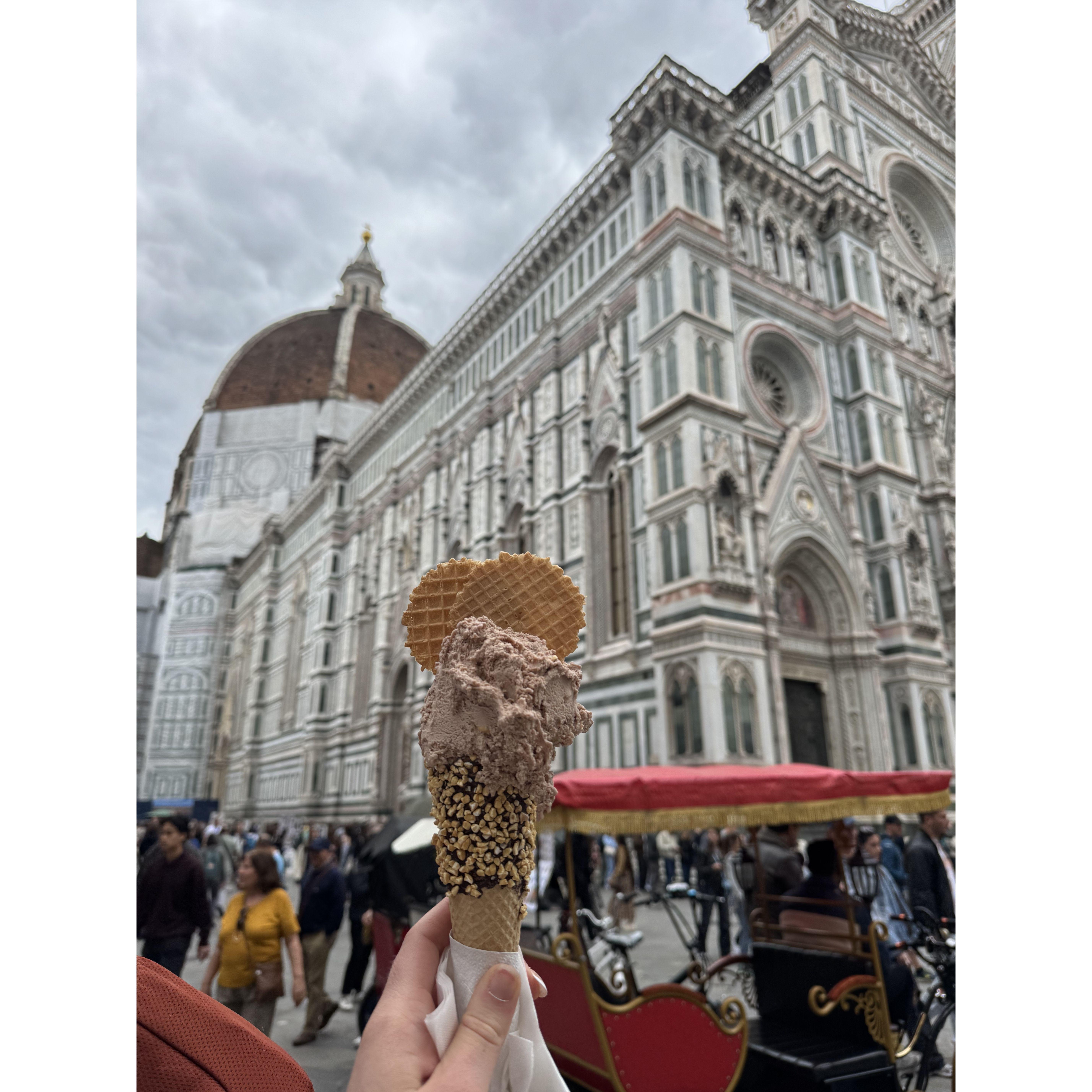 Favorite gelato spot in Italy