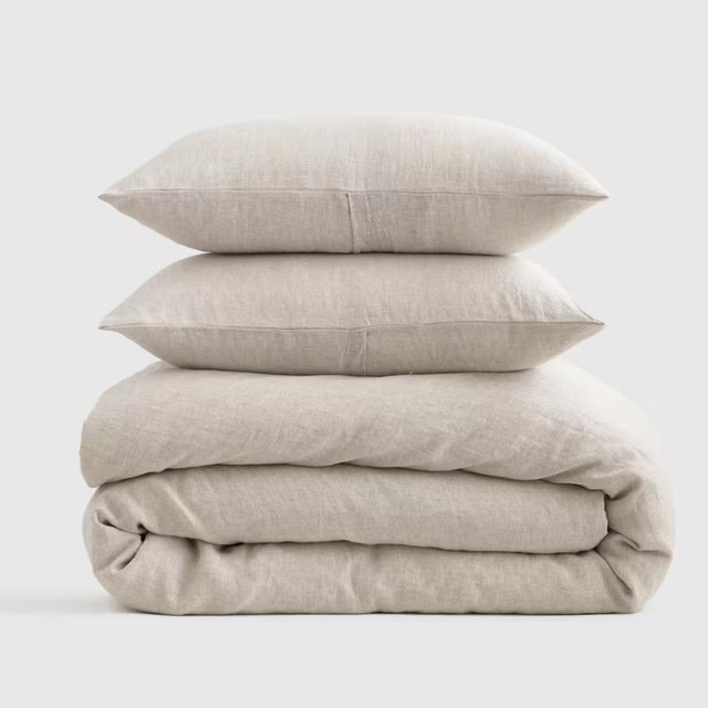 European Linen Duvet Cover Set - King/Cal King