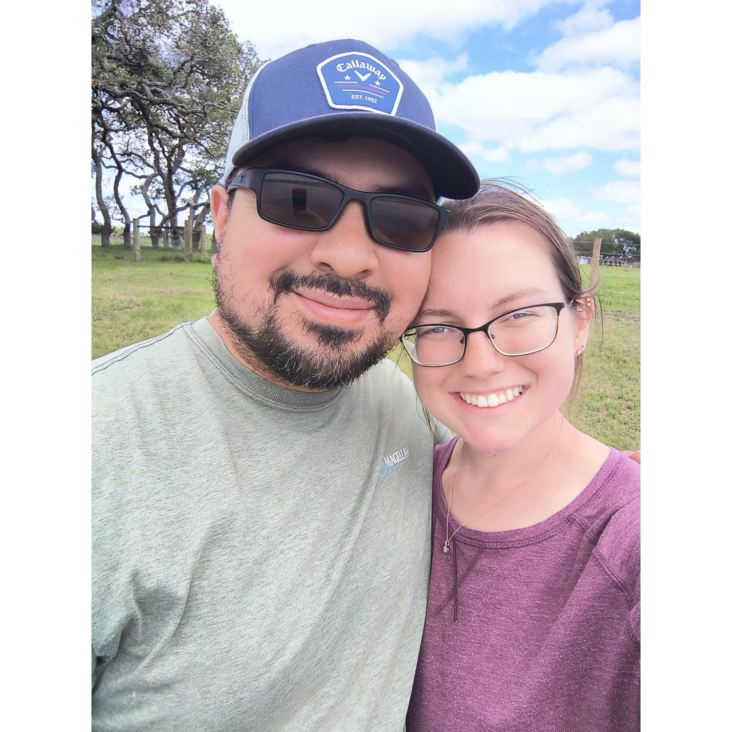 At Elizabeth's mom's ranch in Schulenburg, TX, Easter 2023