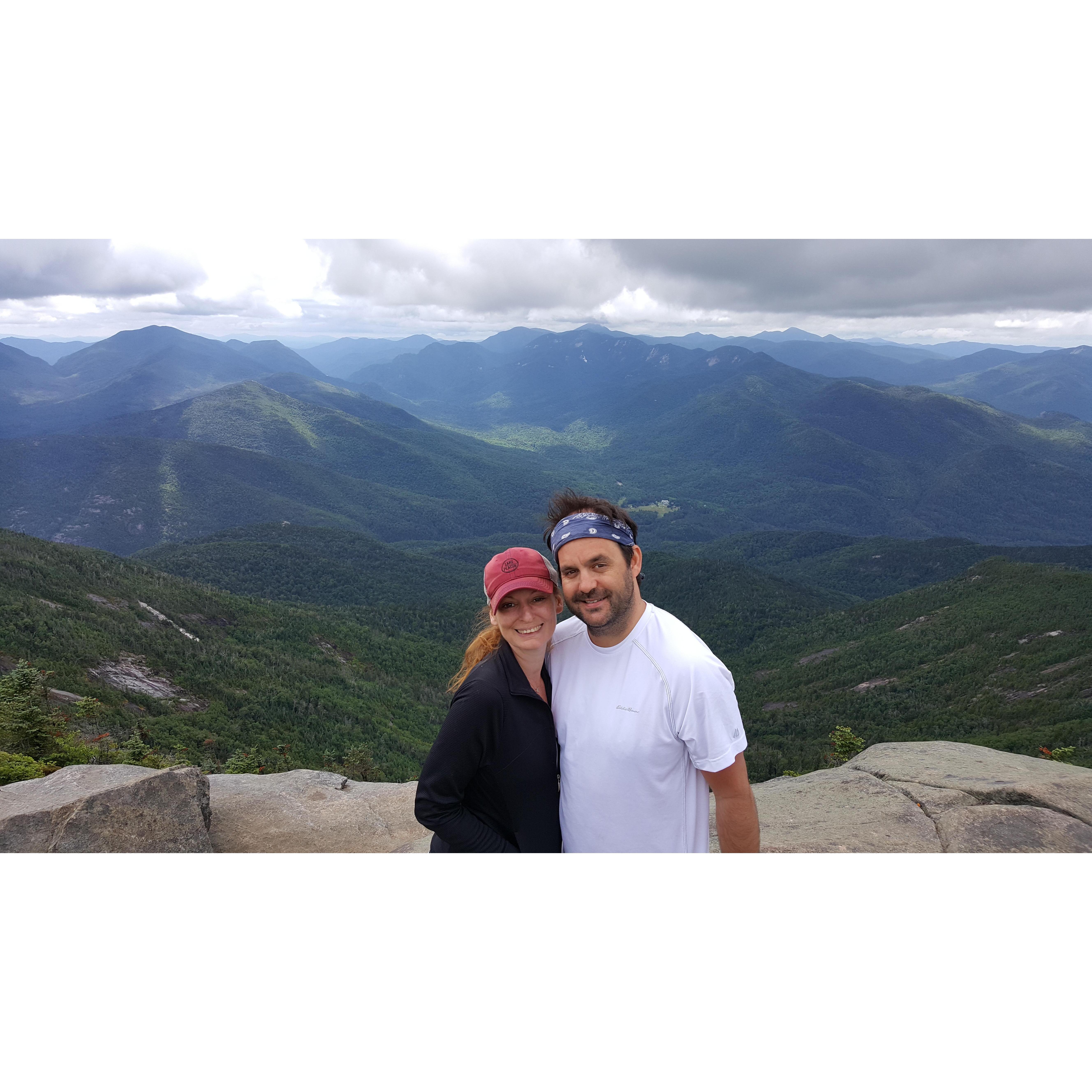 Hiking the ADK's - we've topped 3 of the 46 High Peaks!