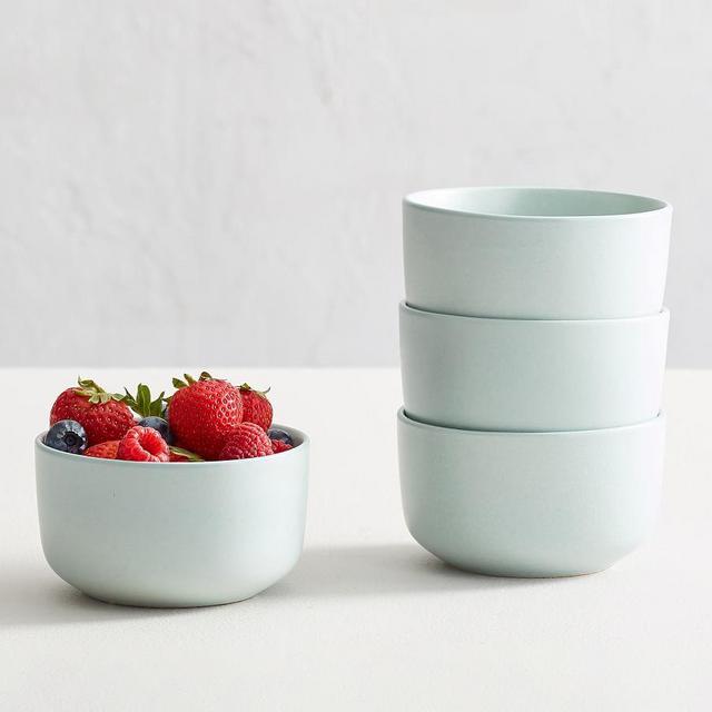 Mason Stoneware Berry Bowls, Set of 4 - Blue