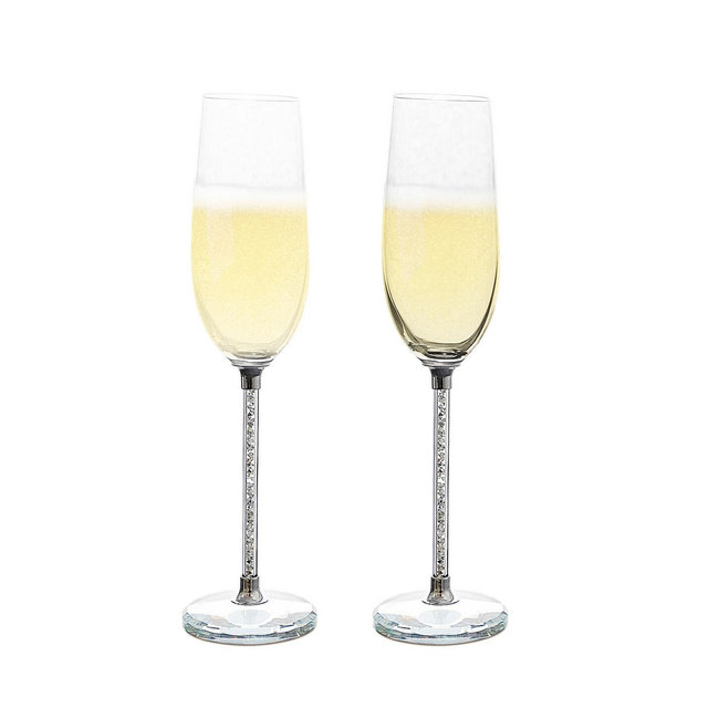 Fifth Avenue Manufacturers Champagne Flutes, Set of 2