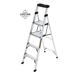 5.5 ft. Aluminum Hybrid Ladder with 250 lbs. Load Capacity Type I Duty Rating