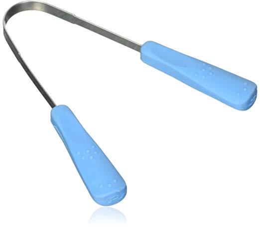 Dr. Tung's Tongue Cleaner, Stainless Steel (colors may vary)
