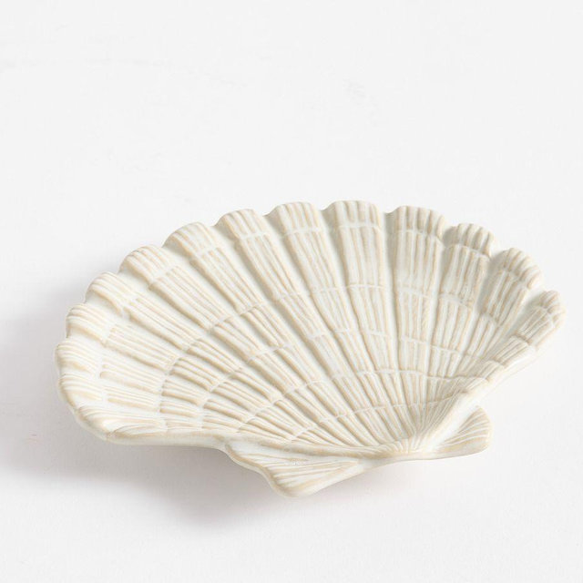Seashell Catchall, White