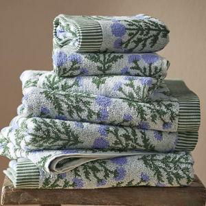 Eudora Cotton Towel Collection - Bath Towel - Blue