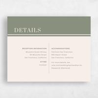 Green Wedding Enclosure - Perch